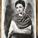 My project in Artistic Charcoal Portraiture: Creating Atmosphere course. Un progetto di Illustrazione tradizionale, Belle arti, Disegno, Disegno di ritratti, Disegno realistico e Disegno artistico di hanny02 - 02.11.2021