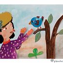 My project in Illustration Techniques for Children’s Books course. Ilustração tradicional, Design de personagens, Papercraft, Desenho, Ilustração digital, Ilustração infantil, e Narrativa projeto de Giuseppina Di Bella - 03.11.2021