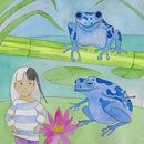 Cuento ilustrado Pulgarcita. Un proyecto de Ilustración tradicional, Pintura a la acuarela e Ilustración editorial de Rocio Barroso Mira - 03.11.2021