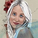 Mi Proyecto del curso: Retrato ilustrado con Procreate Ein Projekt aus dem Bereich Traditionelle Illustration, Vektorillustration, Digitale Illustration und Porträtzeichnung von Marta Romero - 03.11.2021