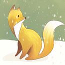 Fun illustrations: Fox in the snow . Ilustrație tradițională, Ilustrație pentru copii, Ilustrație digitală & Ilustrație botanică de Abigail Smoot - 11.04.2021
