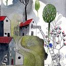 caderno dos deveres. Traditional illustration project by Irene Gomes - 11.04.2021