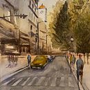 Il mio progetto del corso: Paesaggi urbani ad acquerello. Un projet de Aquarelle, Beaux Arts et Illustration architecturale de mauraorlando - 01.11.2021
