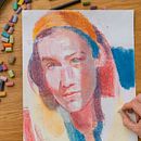 My project in Expressive Portrait Drawing with Soft Pastels course. Traditional illustration, Fine Arts, Drawing, Portrait Drawing, and Artistic Drawing project by Chris Gambrell - 11.04.2021