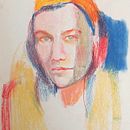 My project in Expressive Portrait Drawing with Soft Pastels course. Een project van Traditionele illustratie,  Beeldende kunst,  Tekening,  Portrettekening y  Artistieke tekening van Steffi Rappl - 05.11.2021