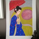 Mon projet du cours : Initiation à la gouache : voyage coloré au Japon. Un progetto di Illustrazione tradizionale, Belle arti, Pittura, Disegno artistico e Pittura gouache di fabienne - 07.11.2021