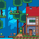 Mi Proyecto del curso: Creación de escenarios pixel art para videojuegos. 2D Animation, 3D Animation, Video Games, Pixel Art, Game Design, and Game Development project by Marcos Delgado - 11.07.2021