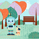 My project in Vector Character Design for Beginners course. Projekt z dziedziny Trad, c, jna ilustracja, Projektowanie postaci, Grafika wektorowa,  R i sunek użytkownika luana13281 - 07.11.2021