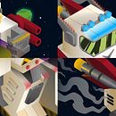 Mi Proyecto del curso: Técnicas avanzadas de ilustración vectorial. Een project van  Ontwerp, Ontwerp van personages y Digitale illustratie van Fabian Reyes - 08.11.2021