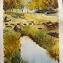 Mi Proyecto del curso: Paisajes naturales en acuarela Ein Projekt aus dem Bereich Bildende Künste, Malerei und Aquarellmalerei von Francisca Aldunate - 05.11.2021
