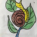 A snail on the branch Ein Projekt aus dem Bereich Zeichnung, Traditionelle Illustration und Bleistiftzeichnung von Chaaya Rathnayaka - 09.11.2021