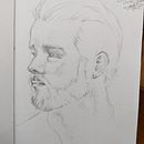 Portrait Sketchbooking: Explore the Human Face. Een project van Traditionele illustratie van Sue Orchison - 10.11.2021