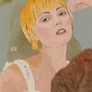 Mi Proyecto del curso: Retrato ilustrado con Procreate. Un projet de Illustration traditionnelle, Illustration vectorielle, Illustration numérique , et Dessin de portrait de Ricardo Sandoval - 10.11.2021