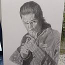 MI PRIMER RETRATO. Traditional illustration, Fine Arts, Sketching, Pencil Drawing, Drawing, Portrait Drawing, Realistic Drawing, Artistic Drawing, and Figure Drawing project by Junior Manuel Alberto Rojas Rios - 11.10.2021
