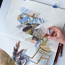 Favourite place  Ein Projekt aus dem Bereich Sketchbook, Zeichnung, Bleistiftzeichnung, Skizzenentwurf und Traditionelle Illustration von Olga Babich - 05.10.2021