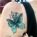 cover mariposa. Un projet de Conception de tatouage de Juan Rodriguez Familia - 11.11.2021