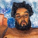 Retrato submarino. Un proyecto de Pintura a la acuarela, Dibujo de Retrato y Dibujo anatómico de Aron Schultz - 08.09.2020