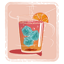 Summer Cocktail Illustrations. Projekt z dziedziny Tradycyjna ilustracja użytkownika KB Brown - 31.05.2021
