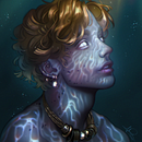 Mi Proyecto del curso: Iluminación y color para retratos digitales en Photoshop . Un progetto di Illustrazione tradizionale, Illustrazione digitale e Pittura digitale di Andrea Hernández - 12.11.2021