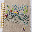 Mi Proyecto del curso: Técnicas básicas de bordado: puntadas, composiciones y gamas cromáticas . Desain Aksesori, Desain Kostum, Bordir, Teori Warna, Seni, Kerajinan, Kreativitas, Dan Penjilidan buku proyek oleh Andrea Pasquel - 11.12.2021