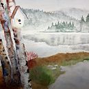 My project in Atmospheric Landscapes in Watercolor  course. Fine Arts, Painting, and Watercolor Painting project by Mike Jacobs - 11.12.2021