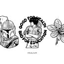 My First "Serious" Tattoo Practice. :D . Un progetto di Design di tatuaggi, Illustrazione tradizionale e Illustrazione digitale di Luis Manuel Hernández López - 09.11.2021
