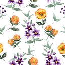 My project in Creating Patterns Using Watercolor course. Un progetto di Pattern design, Fashion design e Pittura ad acquerello di Andra Luta - 15.11.2021