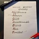 DEBUTER LE LETTERING. Un proyecto de Caligrafía de Fanny D - 16.11.2021
