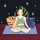 Meditation. Un projet de Illustration traditionnelle de Melanie Vultorius - 06.06.2021