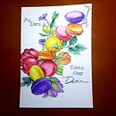 De "Yummy" macarons. Un progetto di Pittura ad acquerello e Disegno di phyl_in_arts - 13.11.2021