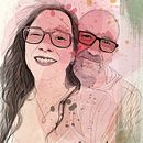Mi Proyecto del curso: Técnicas de ilustración con acuarela digital Ein Projekt aus dem Bereich Traditionelle Illustration, Digitale Illustration, Aquarellmalerei, Porträtzeichnung und Digitale Zeichnung von Alba Aguadé - 30.09.2020