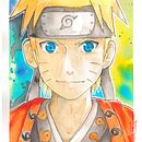 Mugshot Heros Naruto Uzumaki. Traditional illustration, Watercolor Painting, and Manga project by le_sousmarin - 11.18.2021