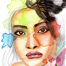 Mon projet du cours : Portrait illustré à l’aquarelle. Un proyecto de Ilustración tradicional, Bellas Artes, Pintura, Dibujo, Pintura a la acuarela, Dibujo de Retrato y Dibujo artístico de Lydie MARTY - 18.11.2021