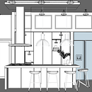 Cocina ED. Un progetto di Design, Architettura, Interior design e Architettura d'interni di arq_fultonmendoza - 19.11.2021