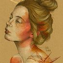 My project in Illustrated Portraits with Procreate course. Traditional illustration, Vector Illustration, Digital Illustration, and Portrait Drawing project by Agata Sobie - 11.19.2021