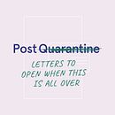 Post Quarantine. Un proyecto de Diseño, Ilustración tradicional, Publicidad y Lettering de Nikky Lyle - 19.11.2021