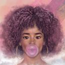 My project in Digital Fantasy Portraits with Photoshop course. Projekt z dziedziny Trad, c, jna ilustracja,  R, sunek, Ilustracja c, frowa, Portret, R, sunek c, frow, Malarstwo c i frowe użytkownika pumedli01 - 20.11.2021