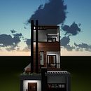 Mi Proyecto del curso: Diseño y modelado arquitectónico 3D con Revit . 3D, Arsitektur, Arsitektur Interior, pemodelan 3D, Arsitektur Digital, Dan ArchVIZ proyek oleh Rafael Alberto Diaz Macualo - 11.14.2021