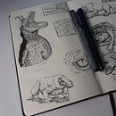 My project in Daily Sketching for Creative Inspiration course. Un projet de Illustration traditionnelle, Esquisse , Créativité, Dessin , et Carnet de croquis de martin_fourny - 17.08.2021