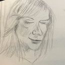 Il mio progetto del corso: Ritratto su blocco da disegno: esplora il volto umano . % Ruth Chotiner tarafından hazırlanan Eskiz çizimi, Çizim, Portre Çizimi, Sanatsal Çizim, Ve Eskiz defteri projesi - 11.21.2021