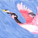 La verdadera lucha. Een project van Traditionele illustratie, Digitale illustratie, Aquarelschilderen, Schilderen met gouache y  Illustratie met inkt van Alicia PicoMalvado - 21.11.2021