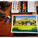 Mi Proyecto del curso: Cuaderno de viaje en acuarela. Traditional illustration, Watercolor Painting, Architectural Illustration, and Sketchbook project by Pedro Carrillo Sanchez - 11.22.2021