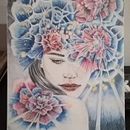 Experimentando con claroscuro. Ilustração tradicional projeto de vanepelli - 22.11.2021