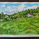 Desde el "Cortijo". Artes plásticas, Pintura, e Pintura em aquarela projeto de Amelia Cazorla - 22.11.2021