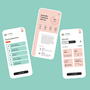 Health Care App for iOS. UX Case Study. Un proyecto de UX / UI, Br, ing e Identidad, Diseño de producto, Diseño de logotipos y Diseño de Ulyana Kravets - 22.11.2021
