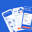 Turnify. Concepto de aplicación de gestión de citas.. Un proyecto de Diseño, UX / UI, Diseño de producto y Diseño digital de Ulyana Kravets - 22.11.2021
