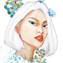 My project in Illustrated Portrait in Watercolor course . % Shruti Bhat tarafından hazırlanan Geleneksel illüstras, on, Güzel sanatlar, Tablo, Çizim, Sulubo, a Resim, Portre Çizimi, Ve Sanatsal Çizim projesi - 11.18.2021