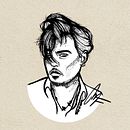 My concept Blackwork - Johnny . % Marie-Anne Fortin tarafından hazırlanan Geleneksel illüstras, on, Dijital İllüstras, on, Ve Dövme Tasarımı projesi - 11.23.2021