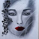 Mon projet du cours : Portrait artistique au fusain : créez des ambiances. Un proyecto de Ilustración tradicional, Bellas Artes, Dibujo, Dibujo de Retrato, Dibujo realista y Dibujo artístico de Carine Bonaerts - 24.11.2021
