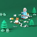 Christmas Quiz Ein Projekt aus dem Bereich Traditionelle Illustration, Design von Figuren und 3D von YIPPIEHEY - 24.11.2021